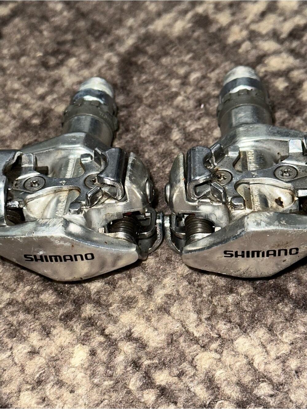 Shimano PD-M747 Clipless Mountain Bike Cycling Pedals Low Mileage